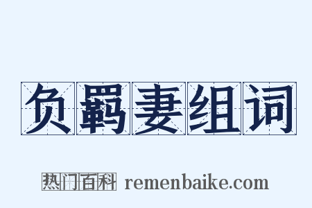 负羁妻组词是什么意思的图片